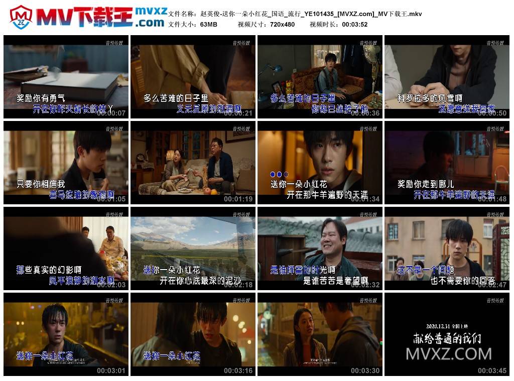 赵英俊-送你一朵小红花_国语_流行_YE101435